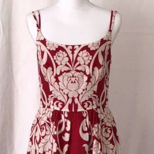 Linen Ann Taylor Lined Midi Dress